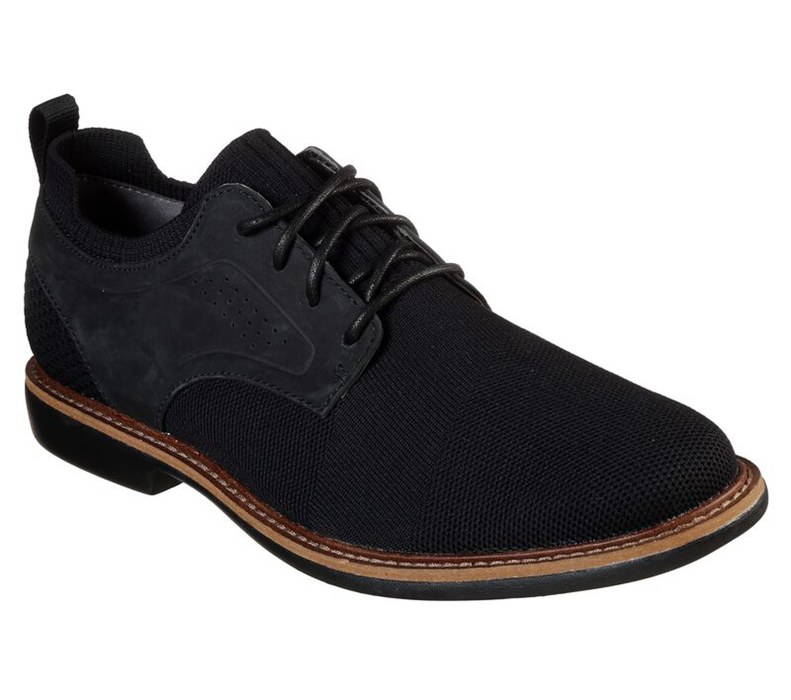 Skechers Clubman - Westside - Mens Lace Up Shoes Black [AU-WS1455]